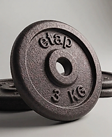 Orka Pro 3 KG Siyah Döküm Plaka