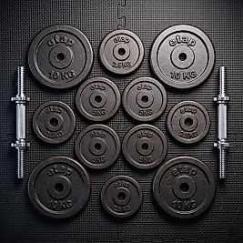Orka Pro 70 kg Döküm Plaka ve Dambıl Seti