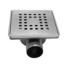 15x15 cm Paslanmaz Çerçeveli Klasik Süzgeç / Yan Çıkış