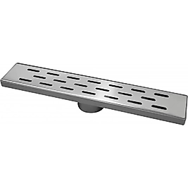 33 cm Plastik Kasa Eteksiz  Paslanmaz Izgara Duş Kanalı