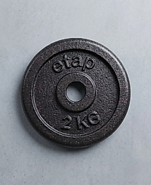 Orka Pro 2 KG Siyah Döküm Plaka
