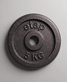 Orka Pro 5 KG Siyah Döküm Plaka